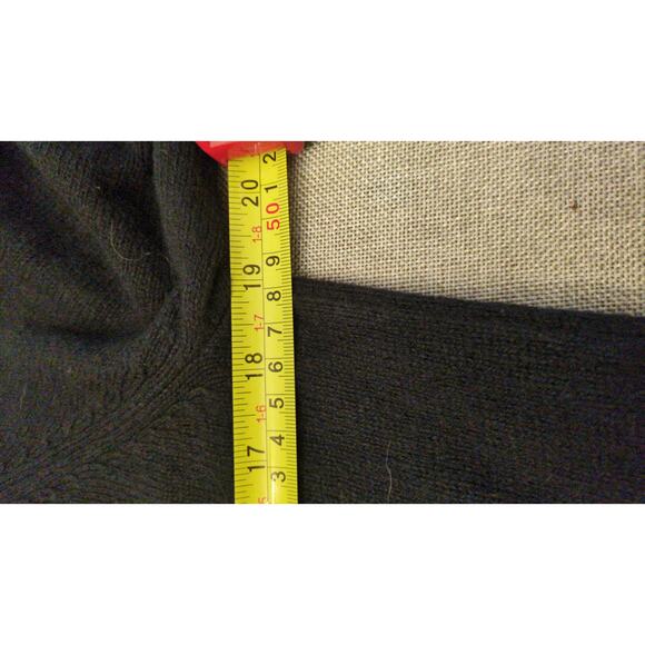 Gap Medium Crewneck Pullover Sweater Black, Cotton/Wool/Nylon Blend, Academia - Picture 7 of 8